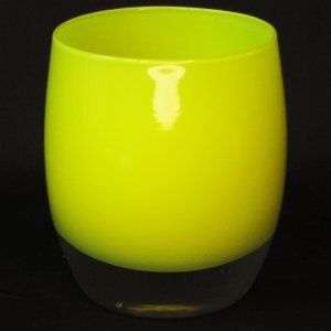glassybaby Fearless NWT, pre-triskelion votive candle holder